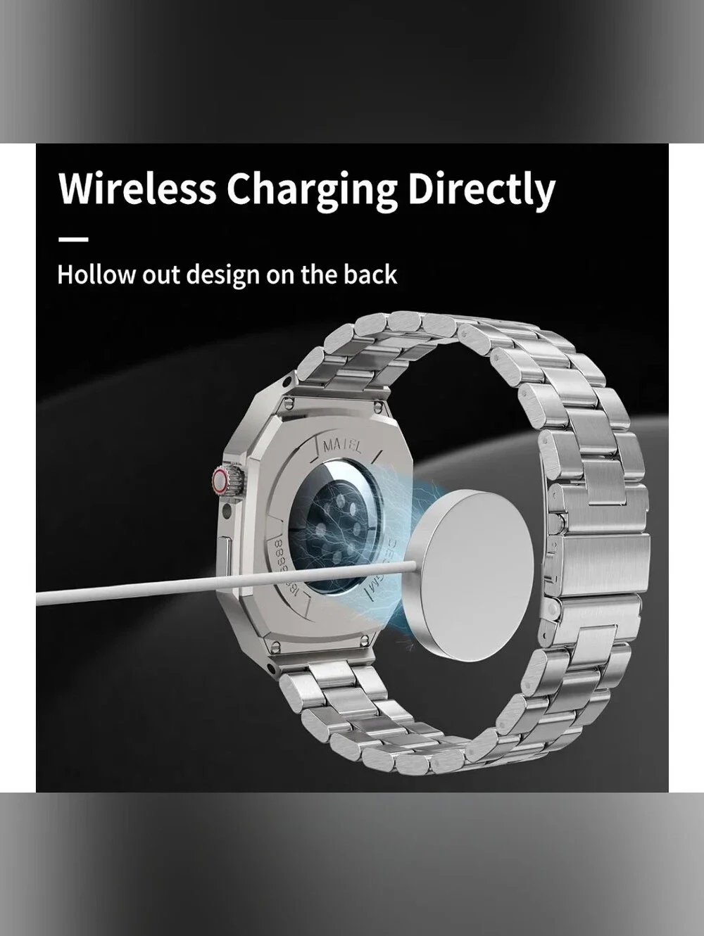 Luxury Aluminum Case with Stainless Steel Band for Apple Watch Series 11/10 46mm